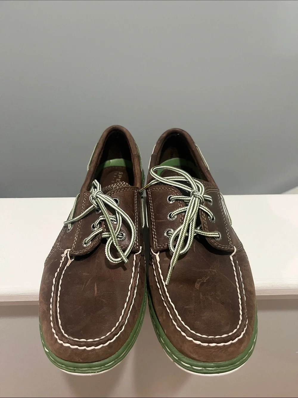 Sperry brown leather